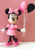 MINNIE ROSA COM BALÕES