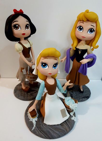 Conjunto - Trio Princesas Rústicas